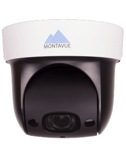 Montavue MTZ2040-IR Indoor Pan-Tilt-Zoom (PTZ) IP PoE Camera 4x Zoom, Color Night Optics,with 1080P HD Resolution, 100ft of IR Night Vision, & Built-in Audio Mic (4-Pack)